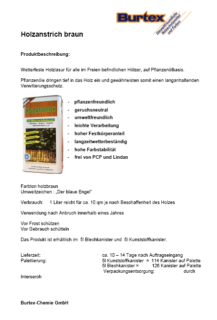 Holzanstrich-braun