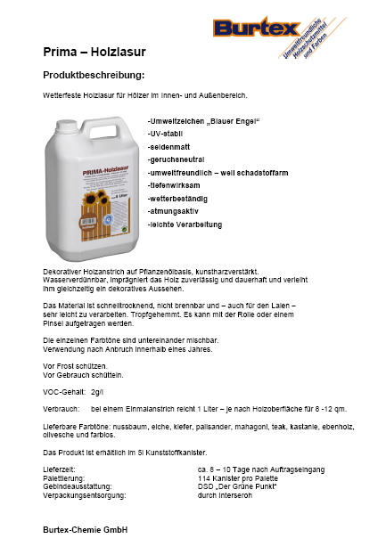 Prima-Holzlasur